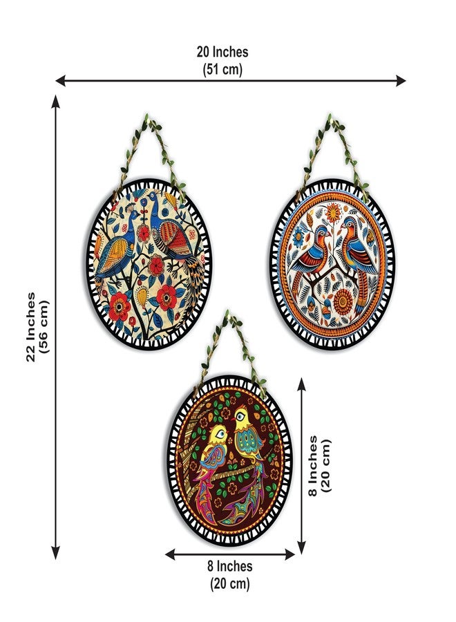 Giftplease Madhubani Wall Hangings for Home Decoration | Home Decor Items for Living Room | Decorative Items for Home | Interior Decoration Items (Pattern-01) - Image 4